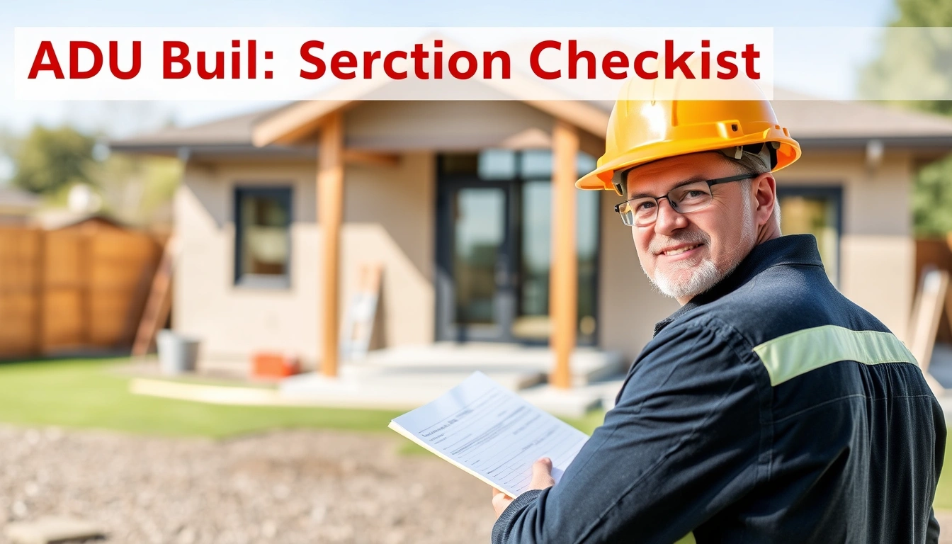 ADU builder selection checklist: what to ask before hiring a contractor ADU builder selection checklist: what to ask before hiring a contractor