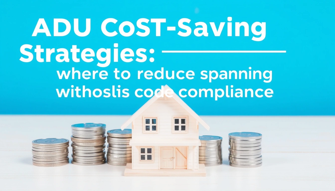 ADU cost-saving strategies: where to reduce spending without sacrificing code compliance