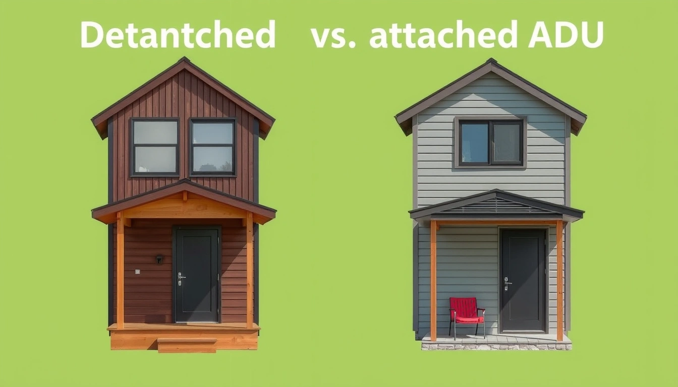 Detached vs attached ADU: which unit type fits your property and budget